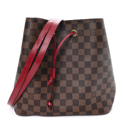 Louis Vuitton Damier Ebene Neonoe MM Cherry Berry 1 of 12