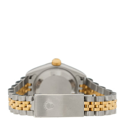 Rolex Stainless Steel 18K Yellow Gold Diamond 26mm Oyster Perpetual Datejust Watch Champagne 79173 3 of 5