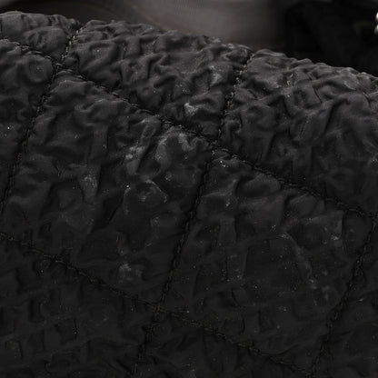 Chanel Nylon Quilted CC Logo Tote Black 14 of 17