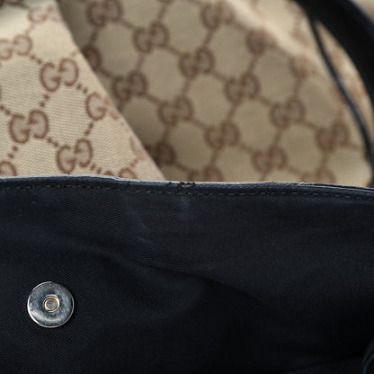Gucci Monogram Large Full Moon Tote Black 13 of 14