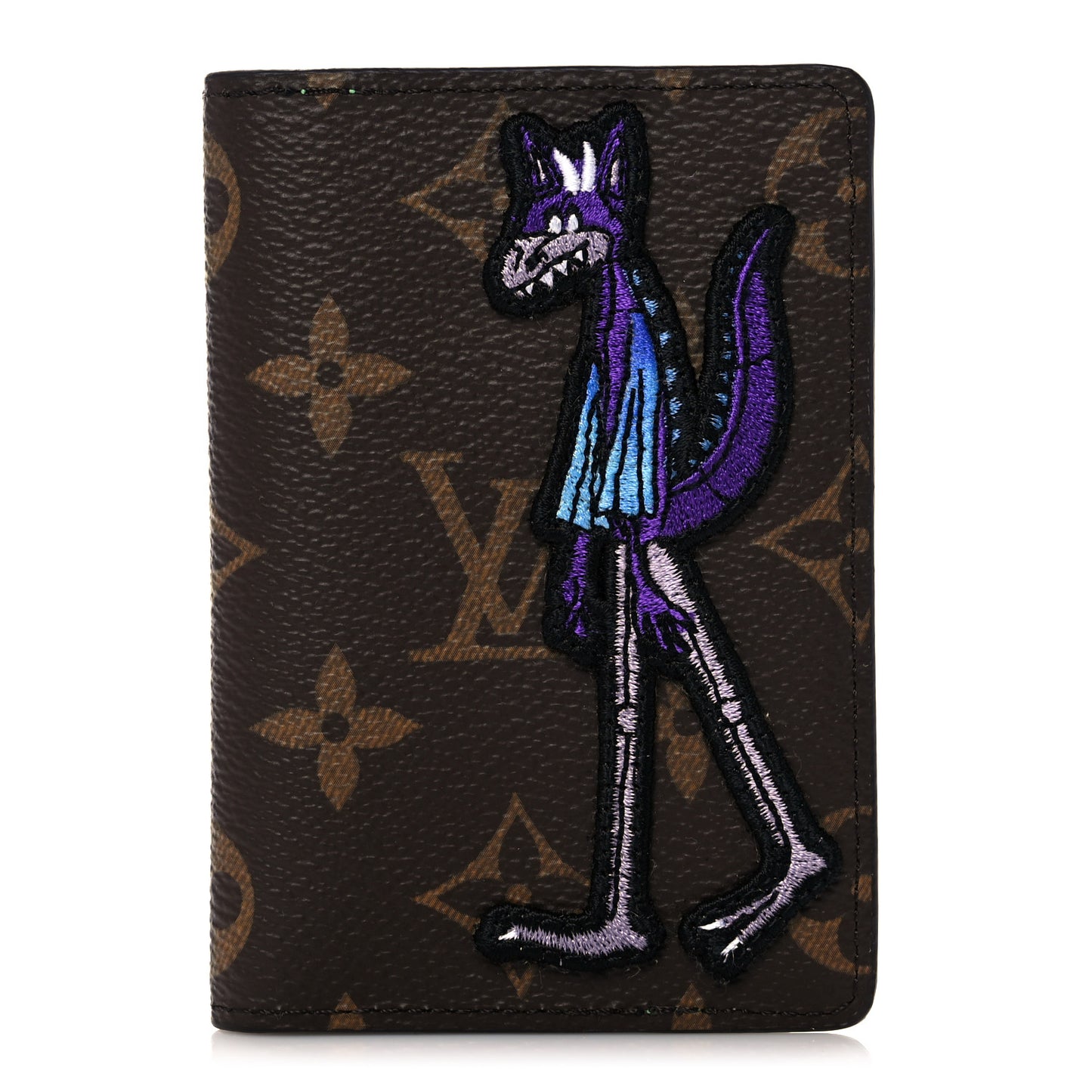 Monogram Embroidered Cartoon LV Friends Pocket Organizer