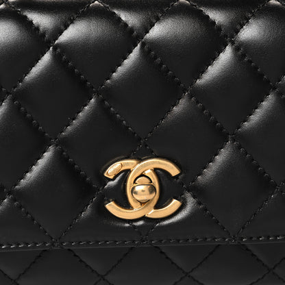Chanel Calfskin Quilted Extra Mini Coco Handle Flap Black 8 of 11