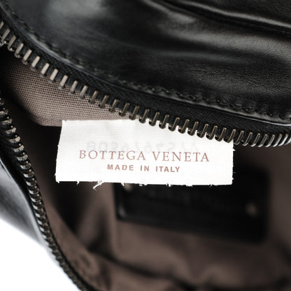 Bottega Veneta Calfskin Intrecciato Belt Bag Black 8 of 8