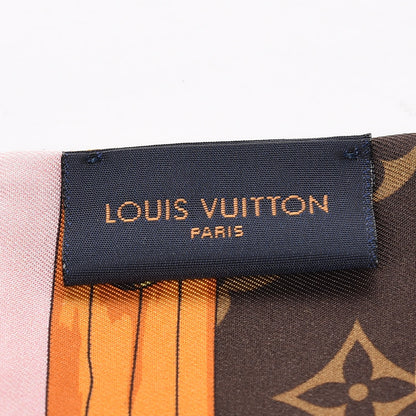 Louis Vuitton Silk Monogram Summer Trunks Bandeau Brown 4 of 5