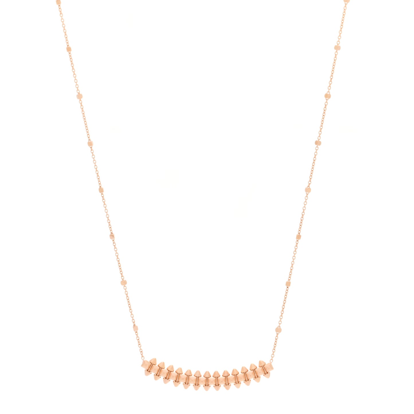 18K Pink Gold Small Clash de Cartier Necklace