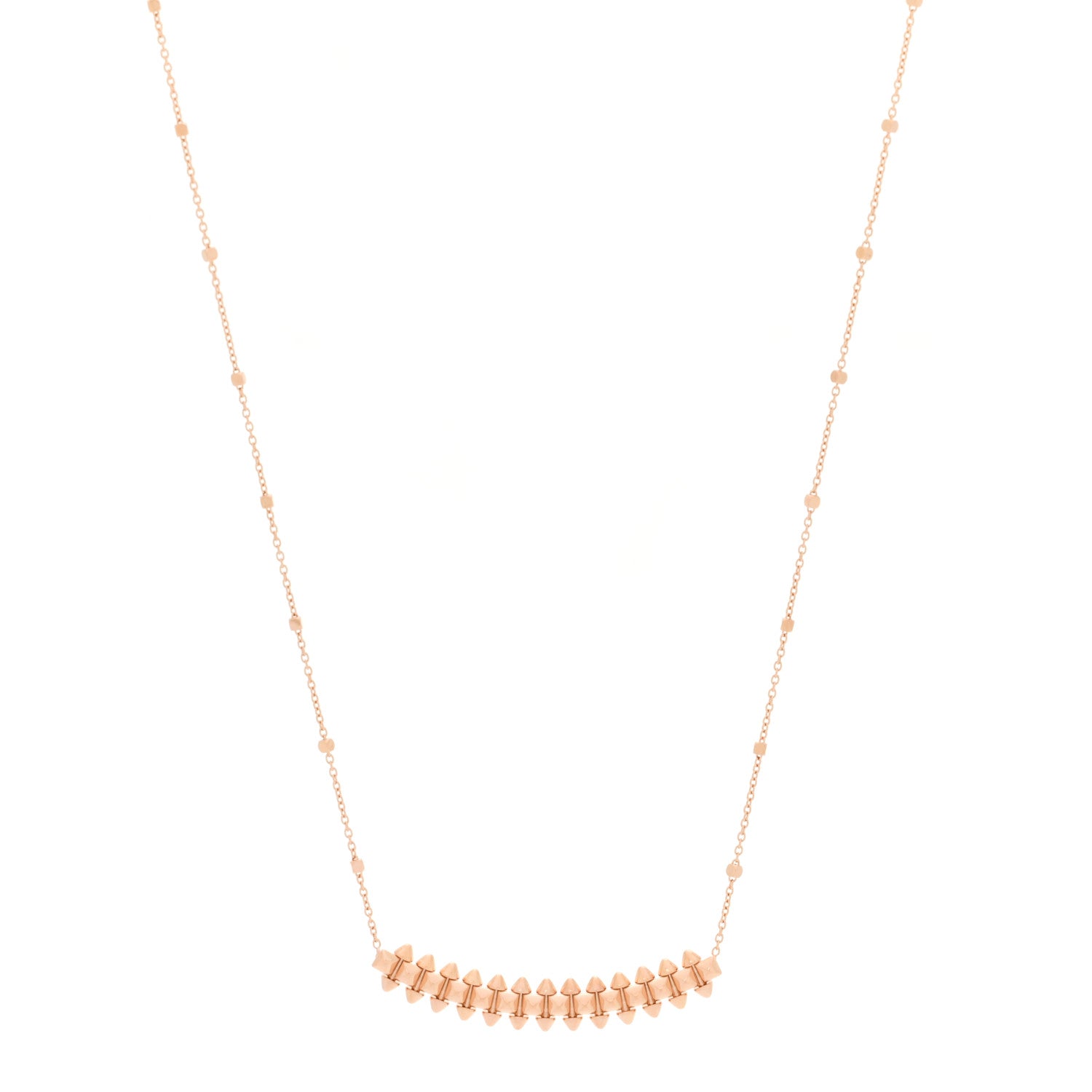 Cartier 18K Pink Gold Small Clash de Cartier Necklace 1 of 5