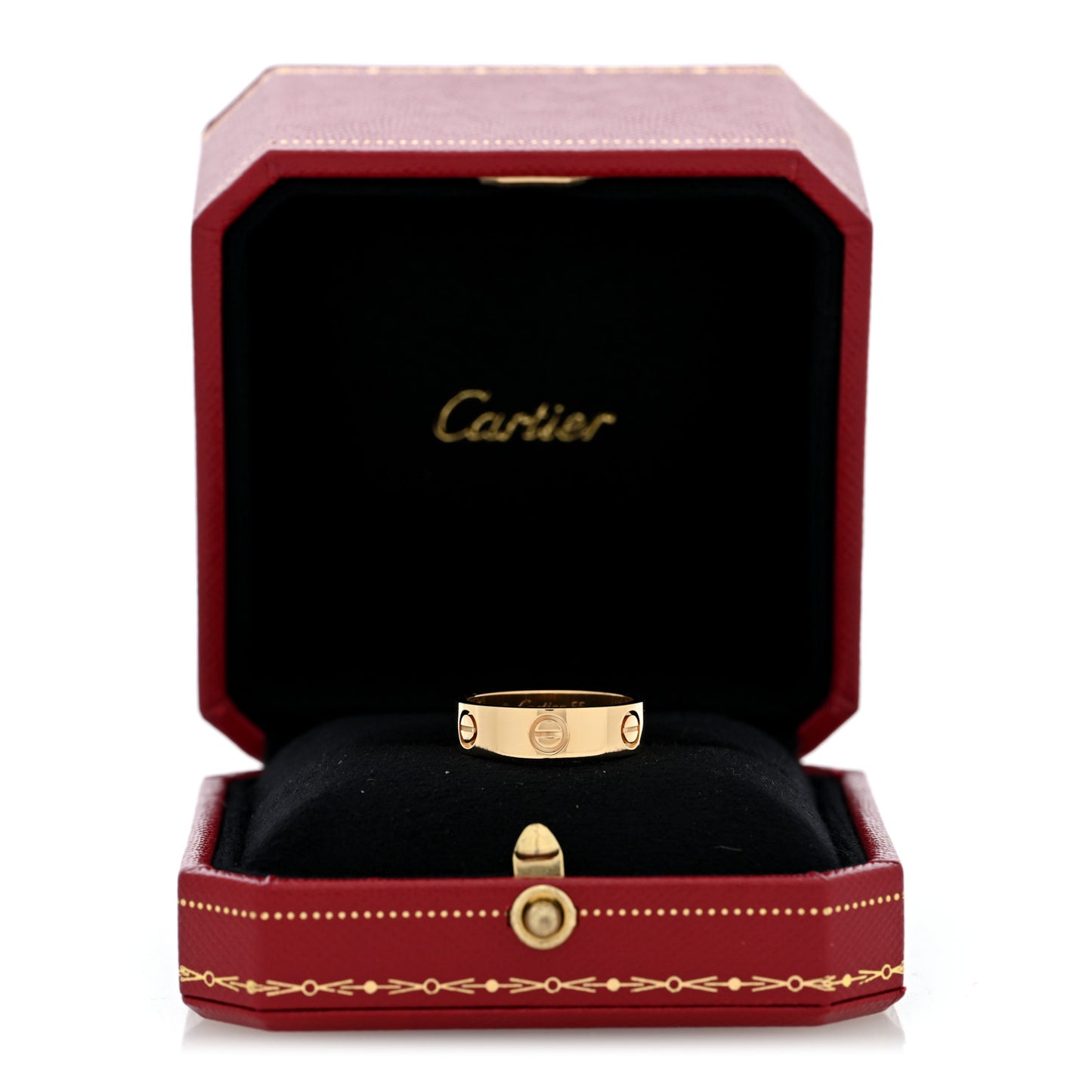18K Yellow Gold 5.5mm LOVE Ring 55 7.25
