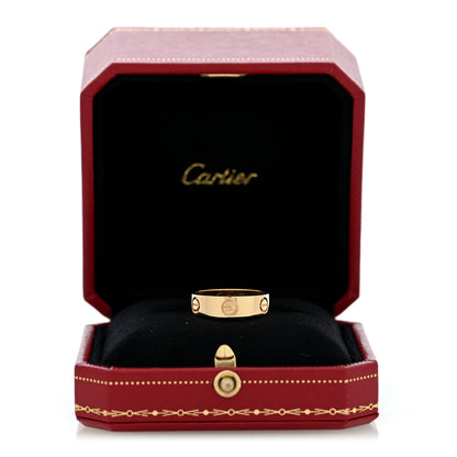 Cartier 18K Yellow Gold 5.5mm LOVE Ring 55 7.25 5 of 5