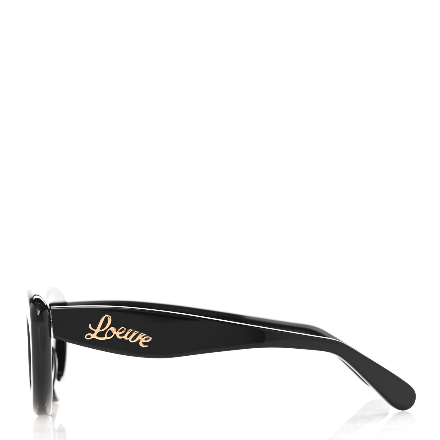 Acetate Cat Eye Sunglasses LW40096I Black