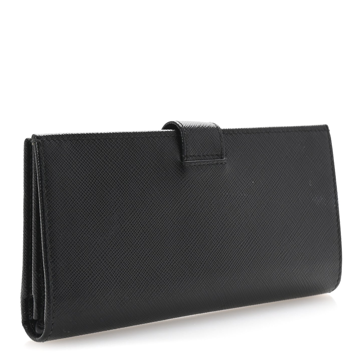 Saffiano Metal Large Wallet Black