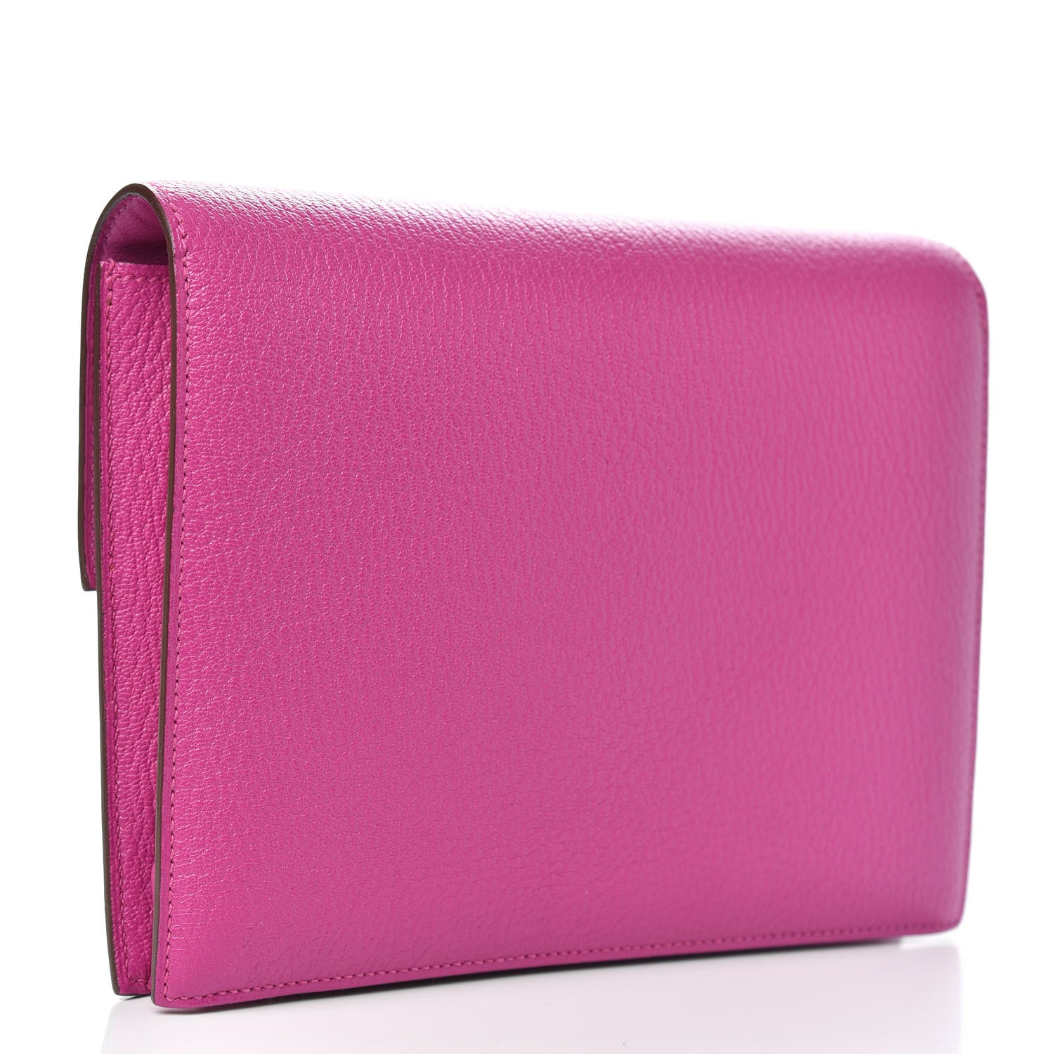 Hermes Chevre Mysore Verrou Clutch Magnolia 3 of 9