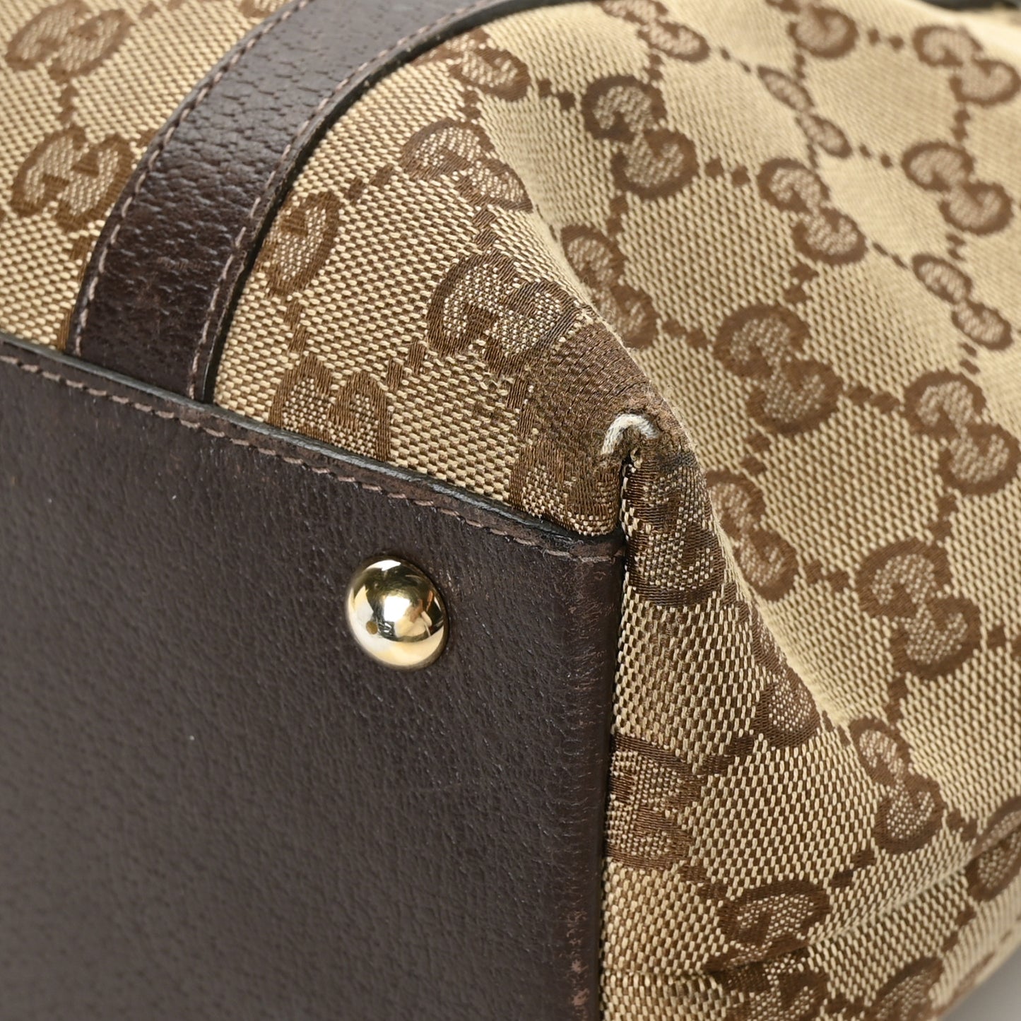 Monogram Medium Abbey Tote Brown