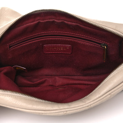 Chanel Crumpled Grained Calfskin Quilted Small Shiva Flap Beige 4 of 15