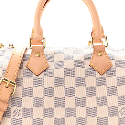 Louis Vuitton Damier Azur Speedy Bandouliere 25 7 of 9