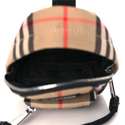 Burberry Vintage Check Backpack Key Charm Brown 5 of 11