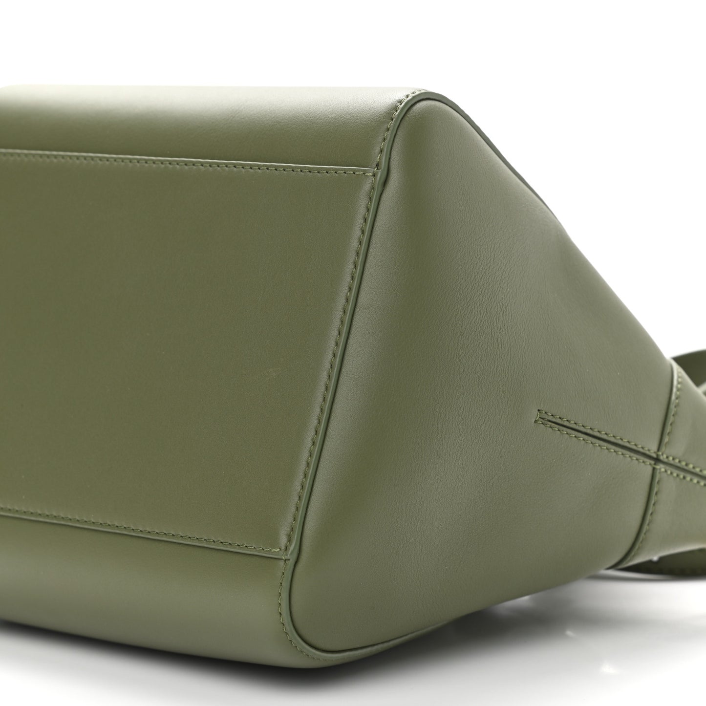 Calfskin Small Hammock Nugget Shoulder Bag Avocado Green