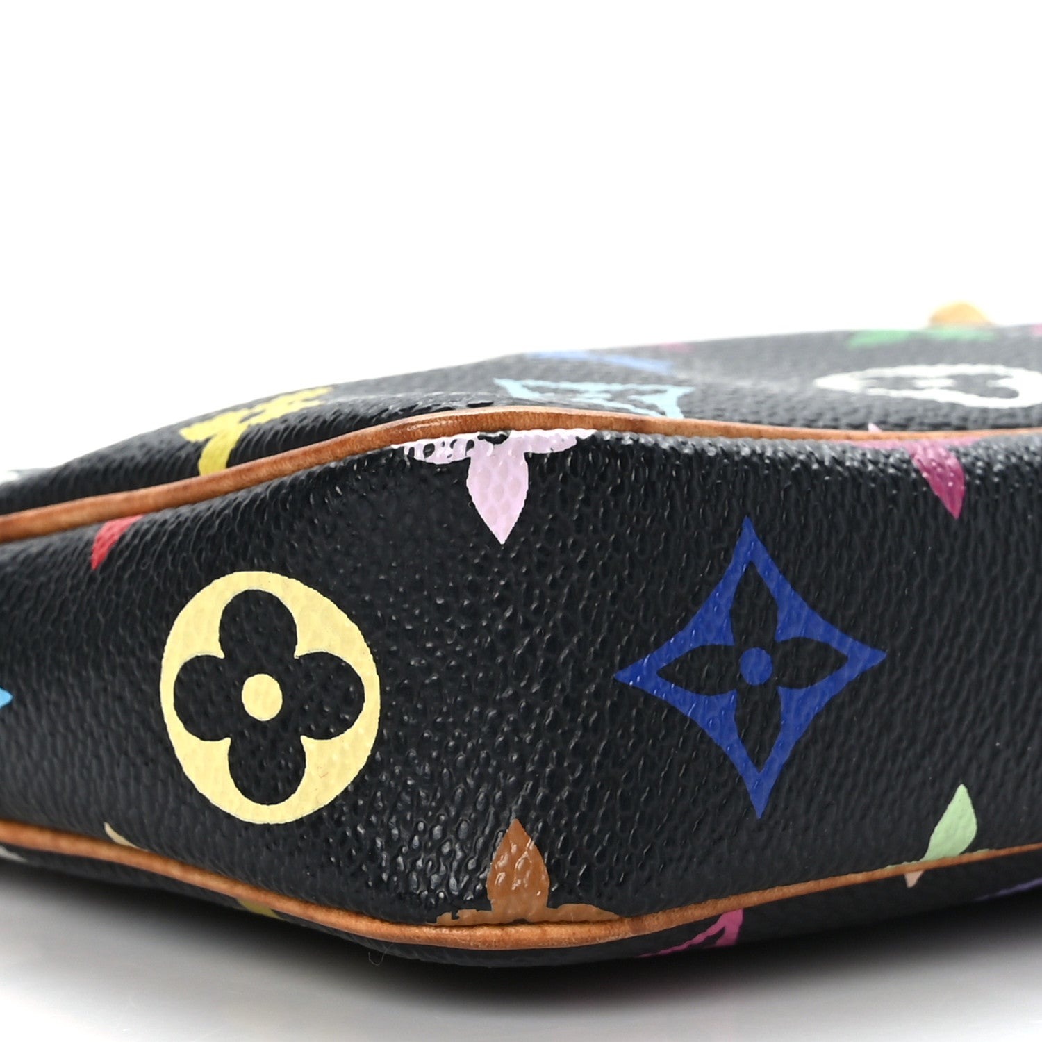 Louis Vuitton Monogram Multicolor Pochette Accessories Black 9 of 10