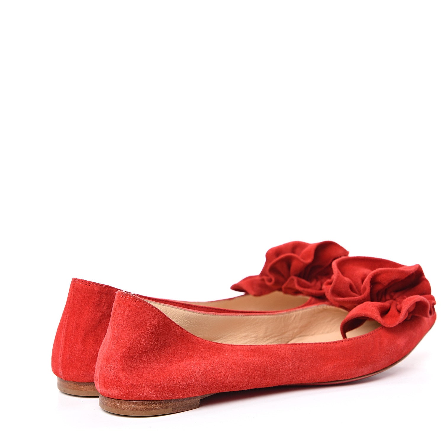 Christian Louboutin Veau Velours Anemosea Flats 35 Loubi 4 of 9