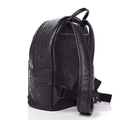 MCM Calfskin Ottomar Small Stark Backpack Black 3 of 12