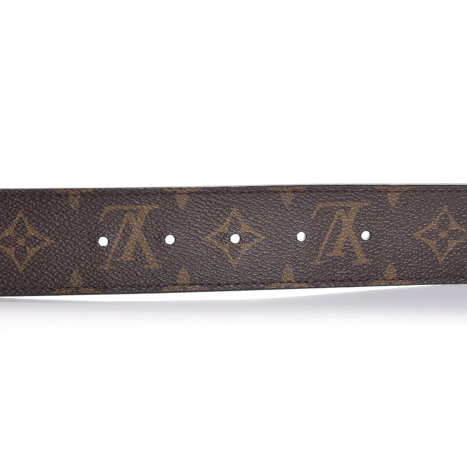 Louis Vuitton Calfskin Monogram 30mm LV Initiales Reversible Belt 85 34 Black 4 of 7