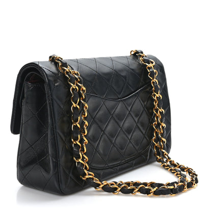 Chanel Lambskin Quilted Small Double Flap Black 3 of 9