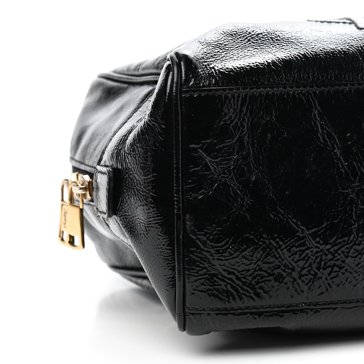 Saint Laurent Textured Patent Mini Bag Black 8 of 10