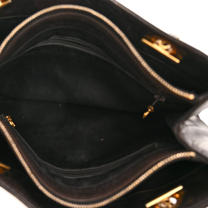 Chanel Lambskin Flap Shoulder Bag Black 5 of 14