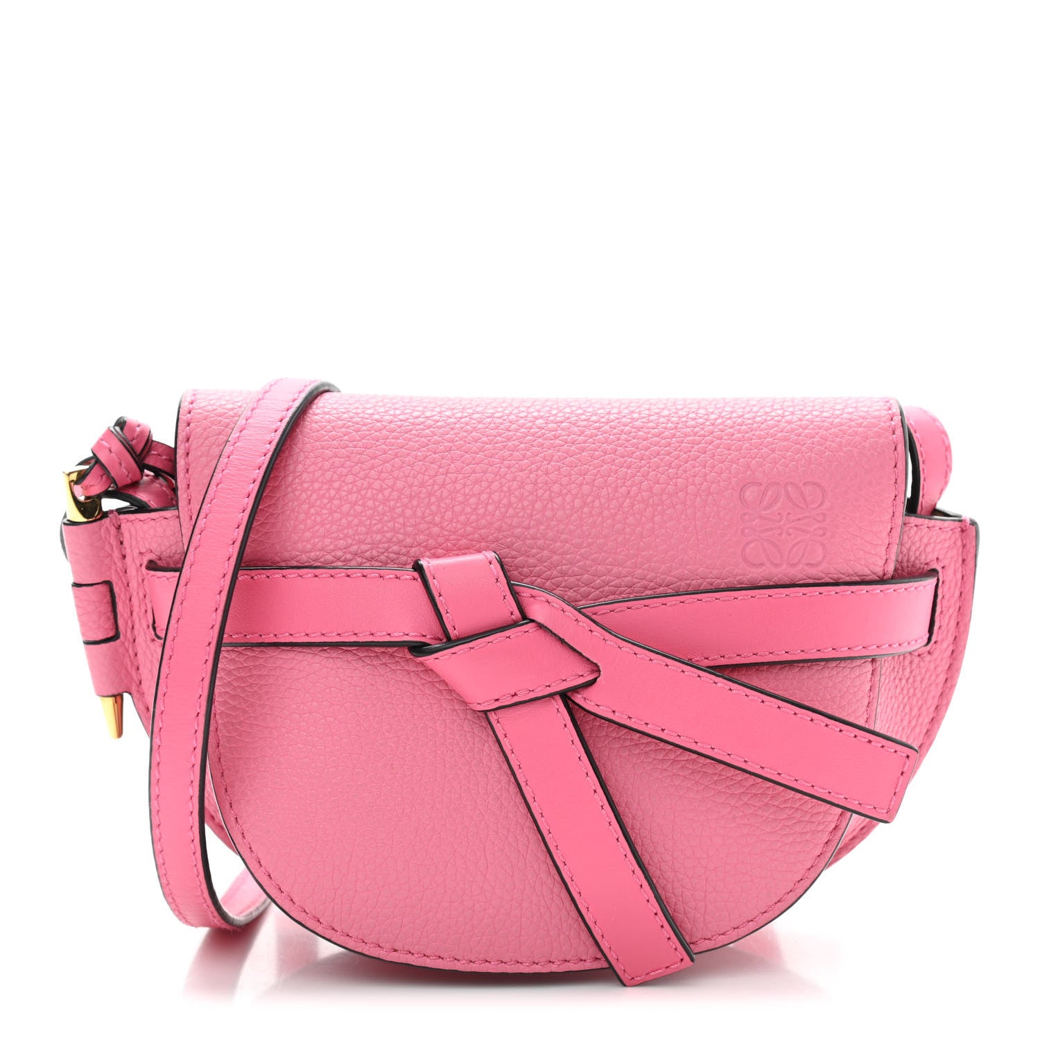 Loewe Grained Calfskin Mini Gate Crossbody Bag Wild Rose 1 of 9