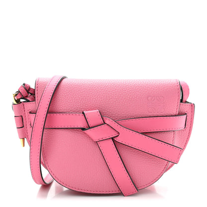 Loewe Grained Calfskin Mini Gate Crossbody Bag Wild Rose 1 of 9