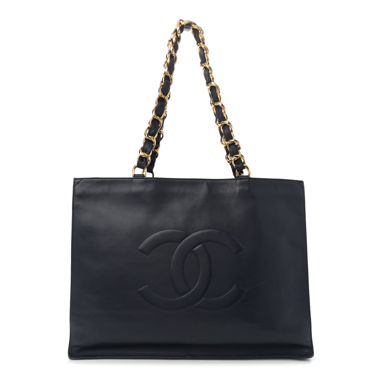 Lambskin CC Tote Navy