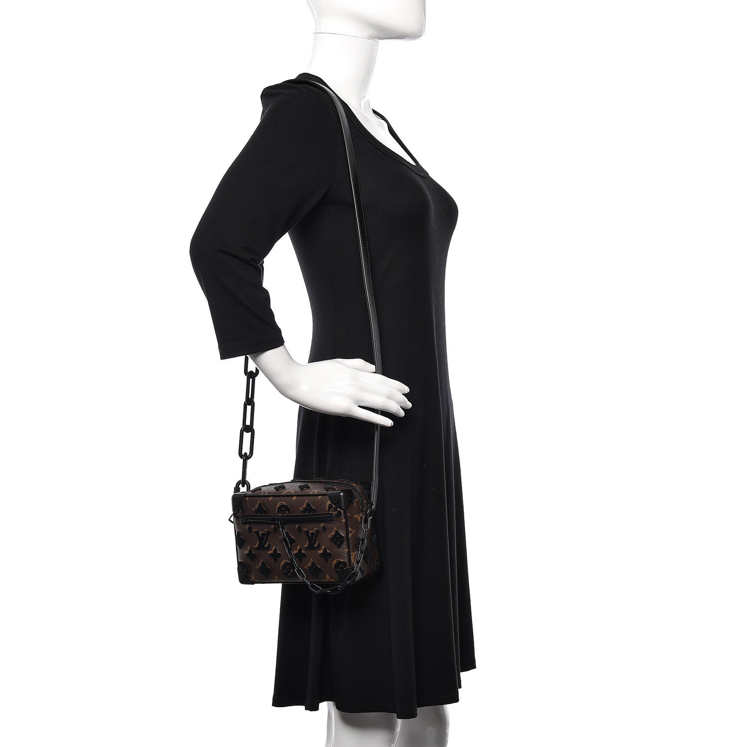 Louis Vuitton Monogram Tuffetage Mini Soft Trunk 2 of 9