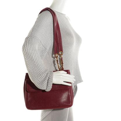 Chanel Caviar Shoulder Bag Bordeaux 2 of 9