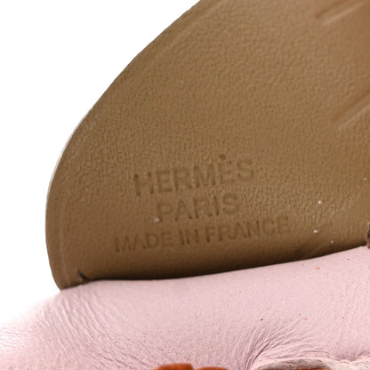 Hermes Milo Lambskin Grigri Rodeo Pegase Horse Bag Charm PM Mauve Pale Pain D'epice Beige Marfa 4 of 5