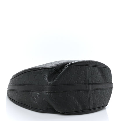 Gucci Guccissima Large GG Twins Hobo Black 4 of 9