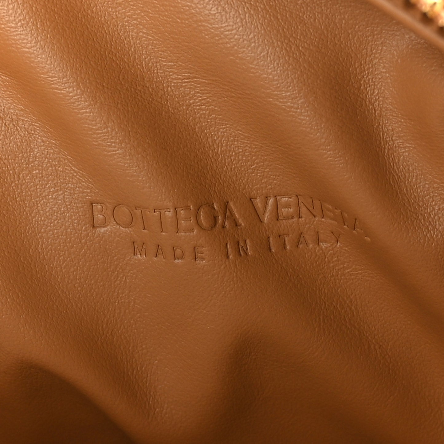 Nappa Intrecciato Teen Jodie Hobo Caramel