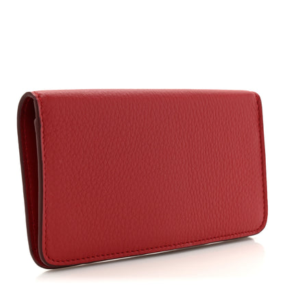 Burberry Marais Calfskin Rowe Continental Wallet Dark Carmine 3 of 10