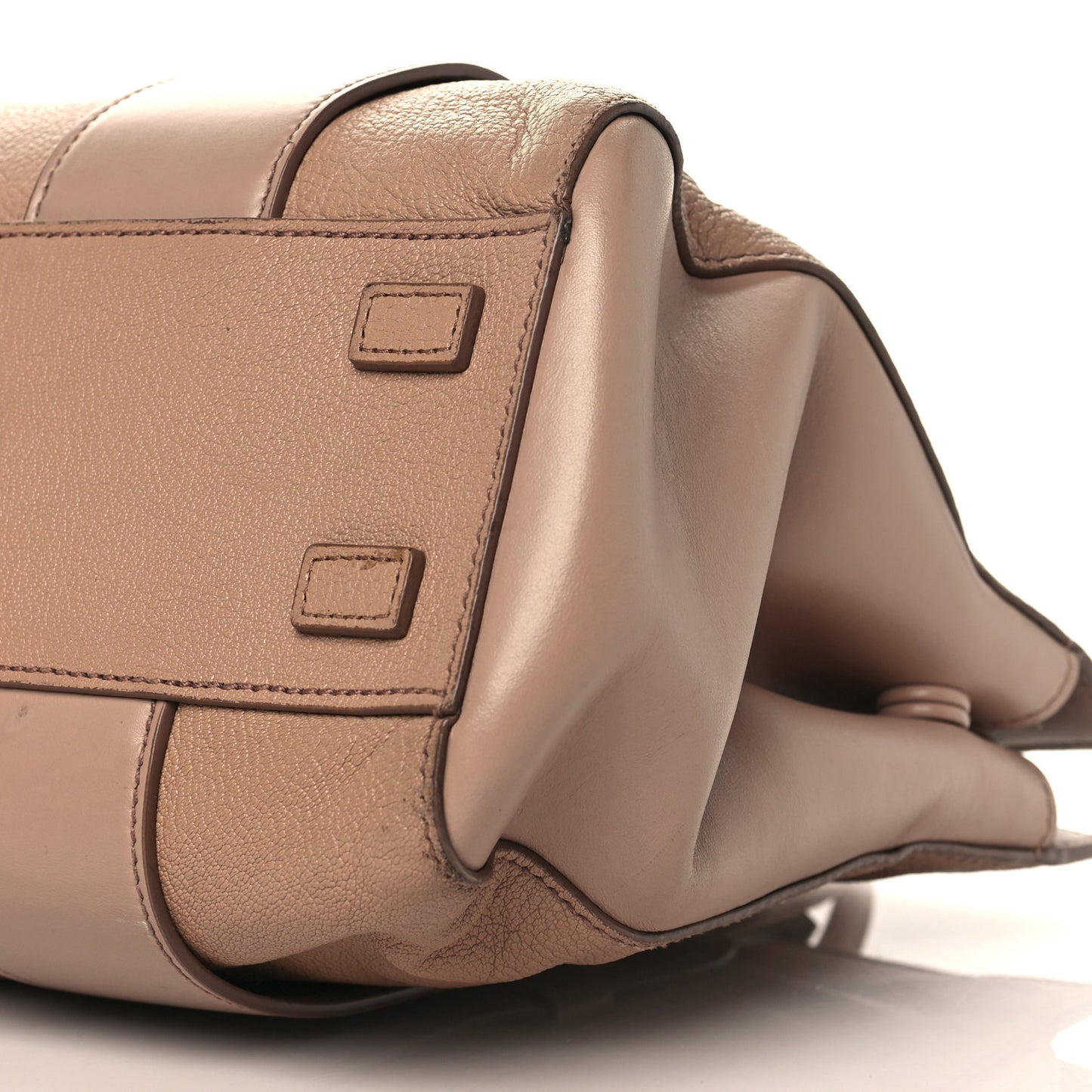 Madras Soft Calfskin Top Handle Satchel Cammeo