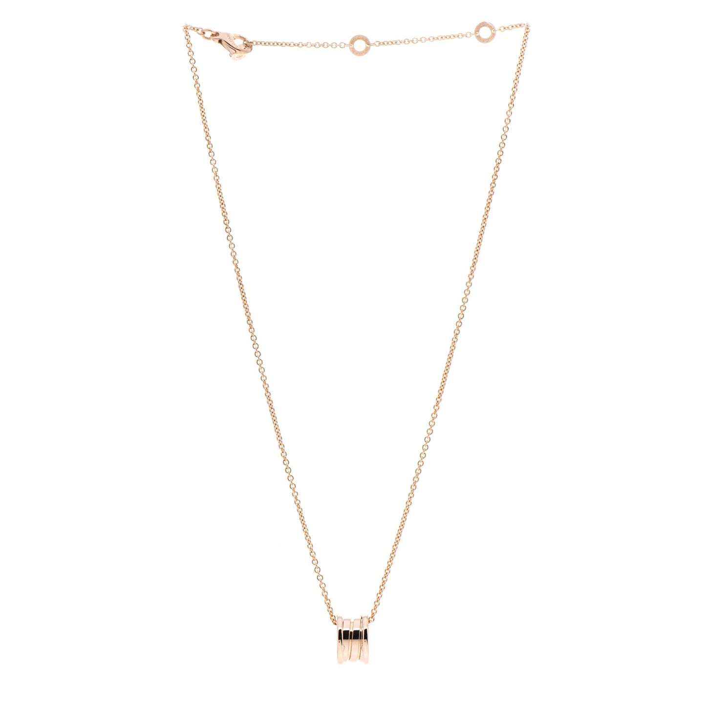 18K Rose Gold B.Zero1 Pendant Necklace
