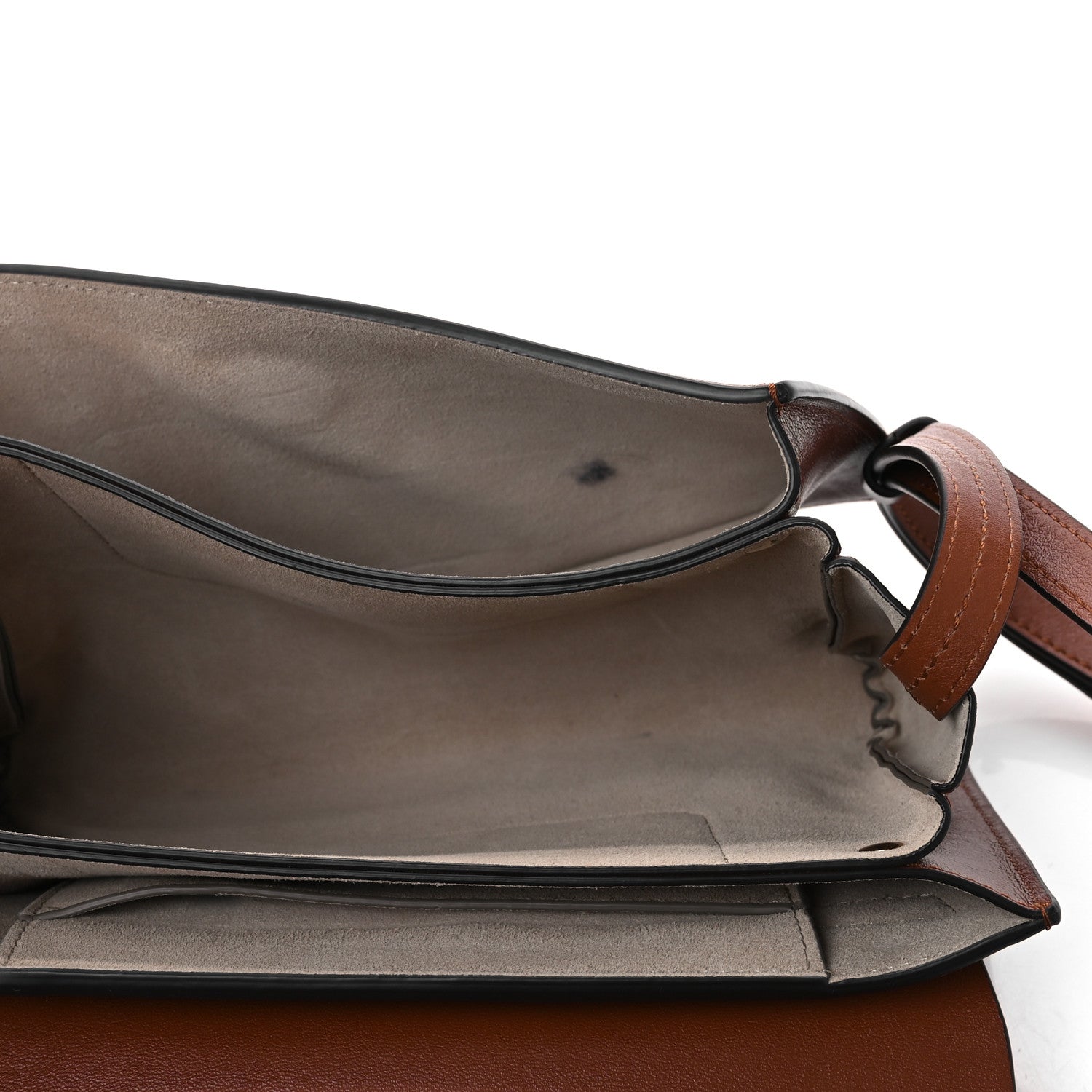 Chloe Suede Calfskin Small Faye Shoulder Bag Tobacco 5 of 12