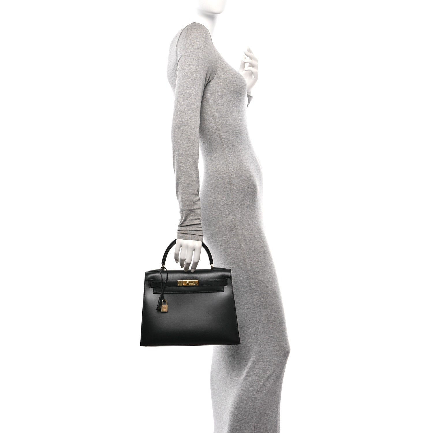 Hermes Box Kelly Sellier 28 Black 2 of 10