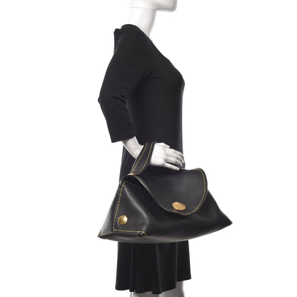 Celine Calfskin Orb Bag Black 2 of 10