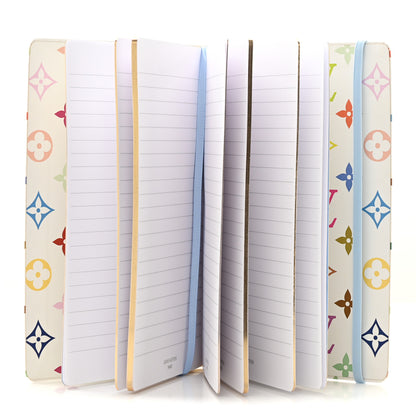 Louis Vuitton LV x TM Monogram Multicolor Jane Notebook MM White 9 of 17