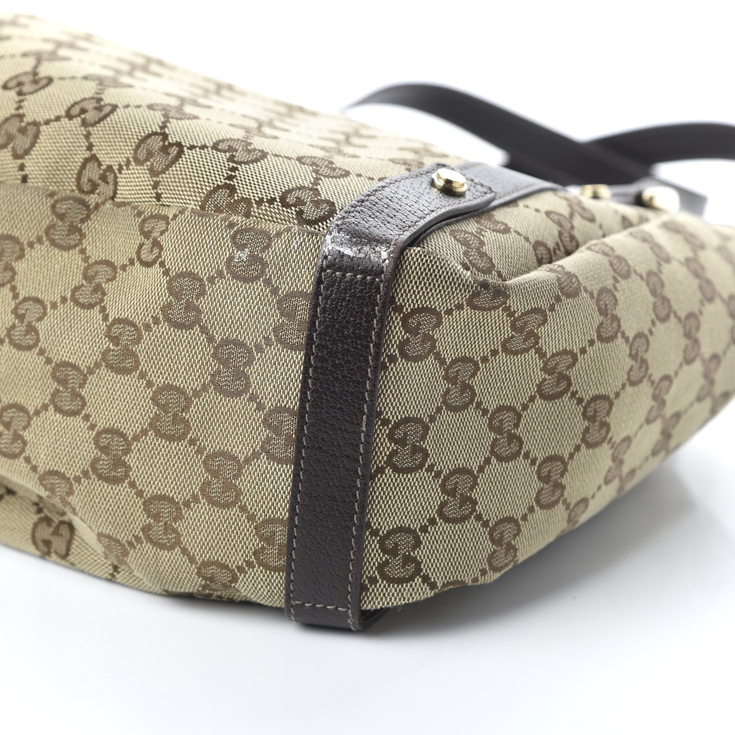 Gucci Monogram Medium Abbey Shoulder Bag Dark Brown 8 of 11