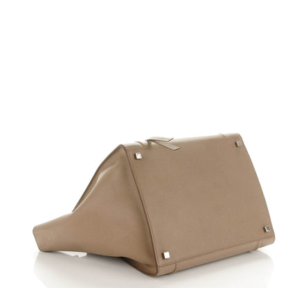 Celine Grained Calfskin Medium Phantom Luggage Taupe 5 of 9