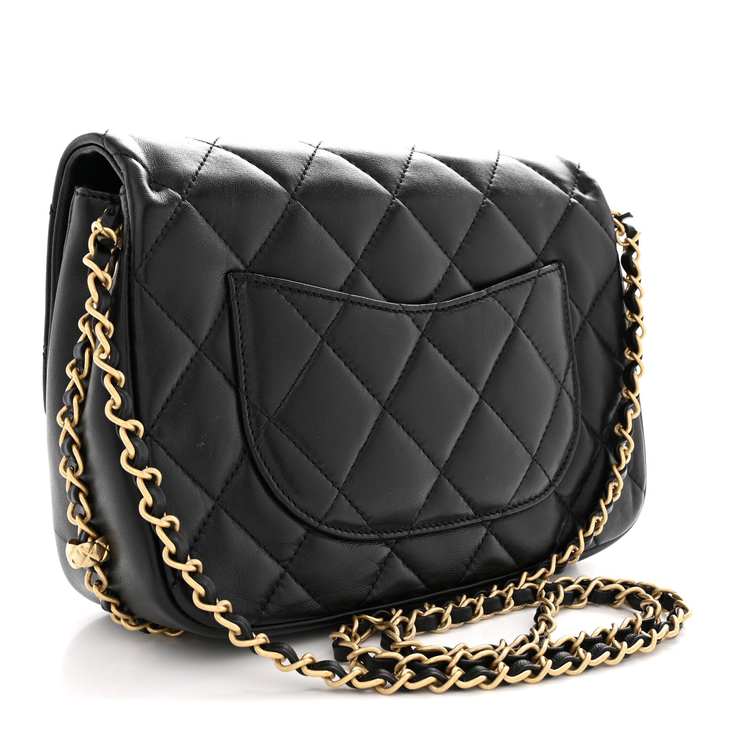 Chanel Lambskin Quilted CC Medium Dynasty Flap Black 3 of 10