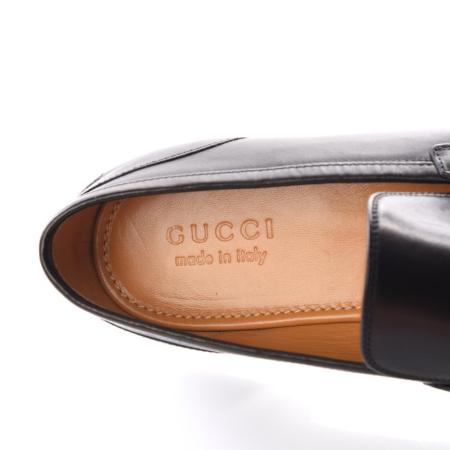 Calfskin Horsebit Mens Jordaan Loafers 9 Black
