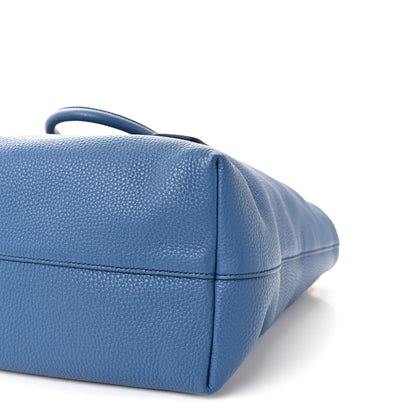 Prada Vitello Daino Tote Cobalto 9 of 9