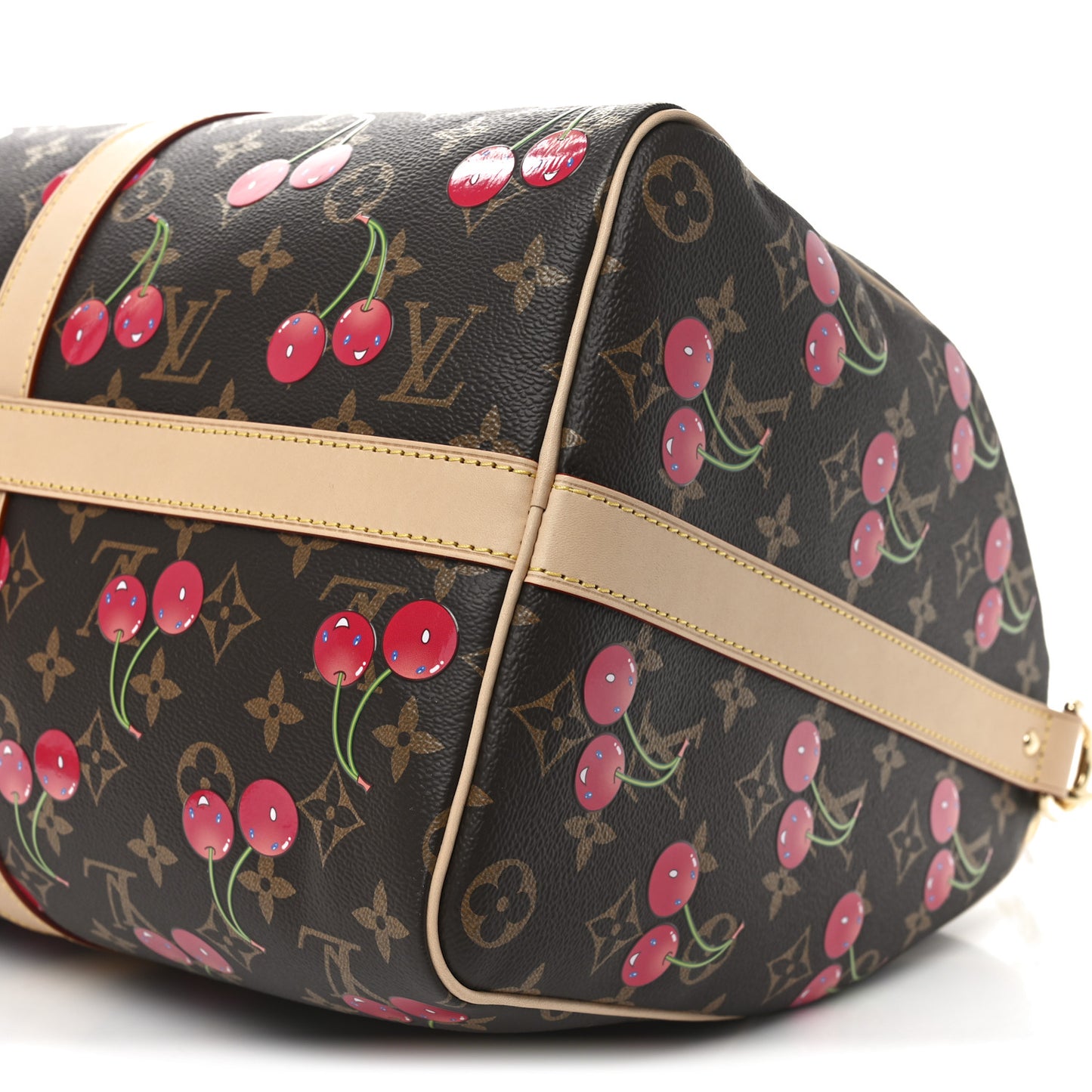 LV X TM Monogram Cerises Keepall Bandouliere 45