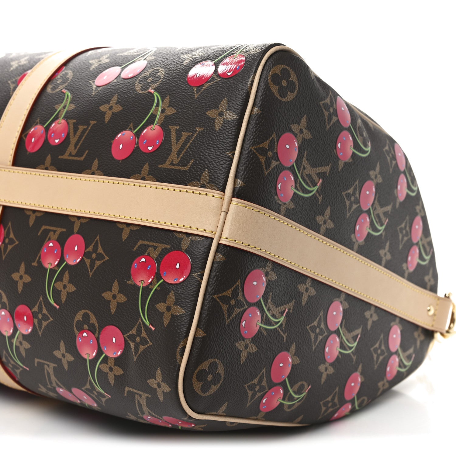Louis Vuitton LV X TM Monogram Cerises Keepall Bandouliere 45 8 of 8