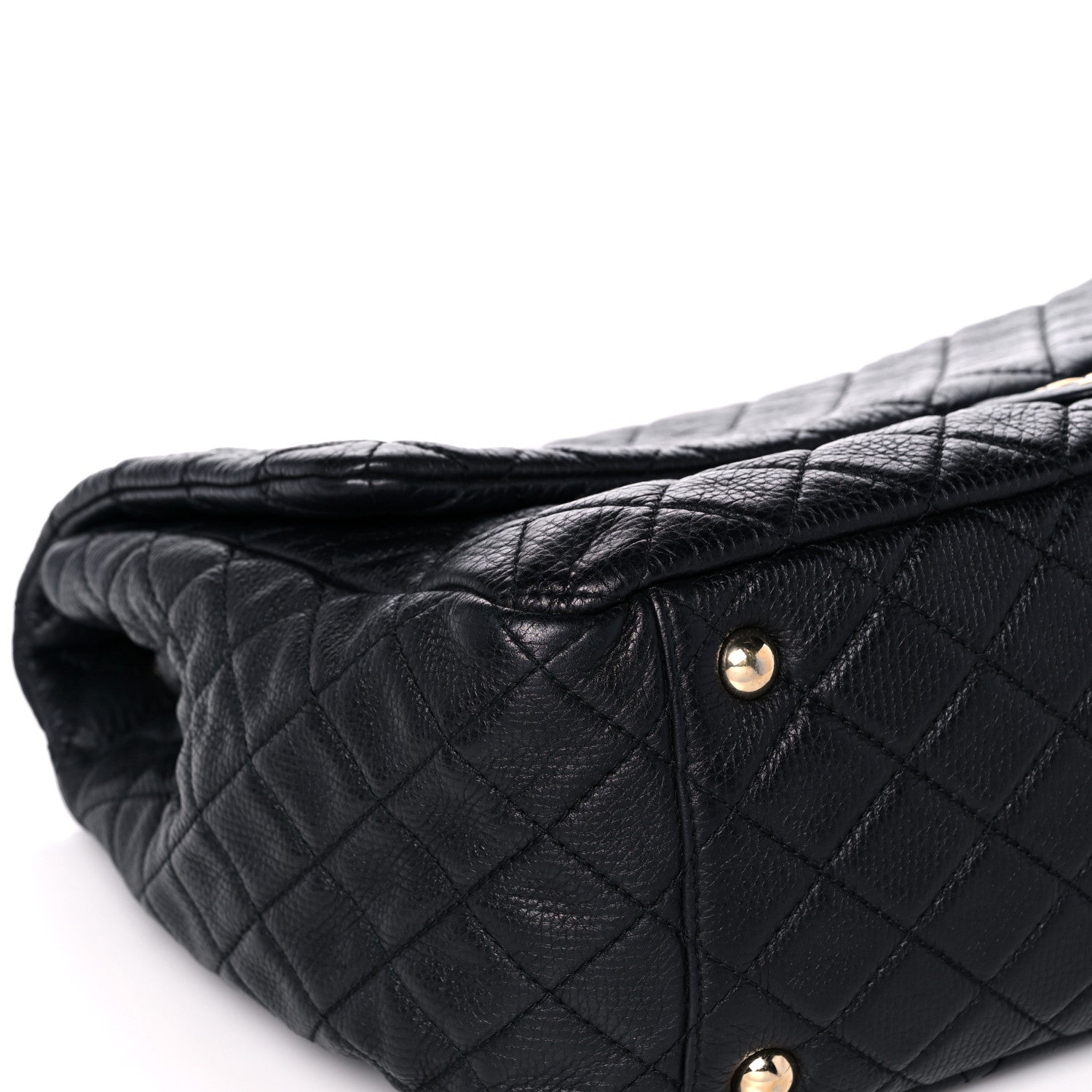 Chanel Calfskin Quilted XXL Travel Flap Bag Navy 8 of 11